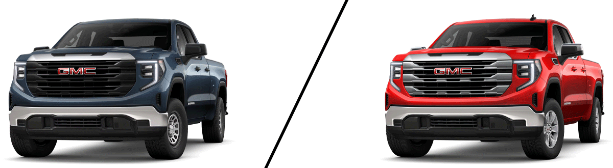 2023 GMC Sierra 1500 Pro vs 2023 GMC Sierra 1500 SLE