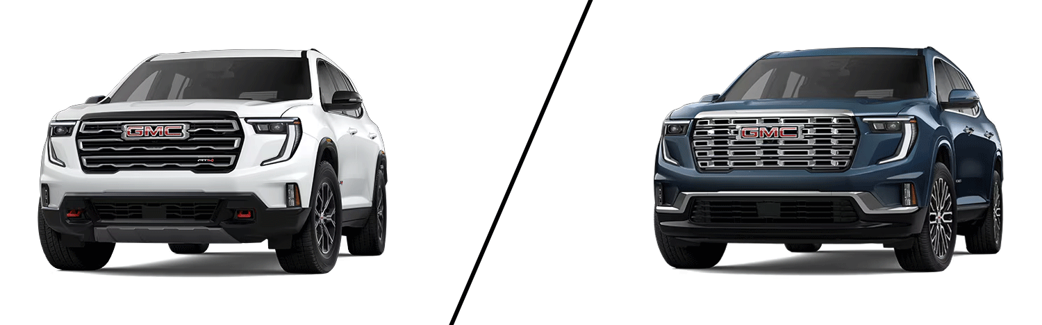 2025 GMC Acadia AT4 vs 2025 GMC Acadia Denali