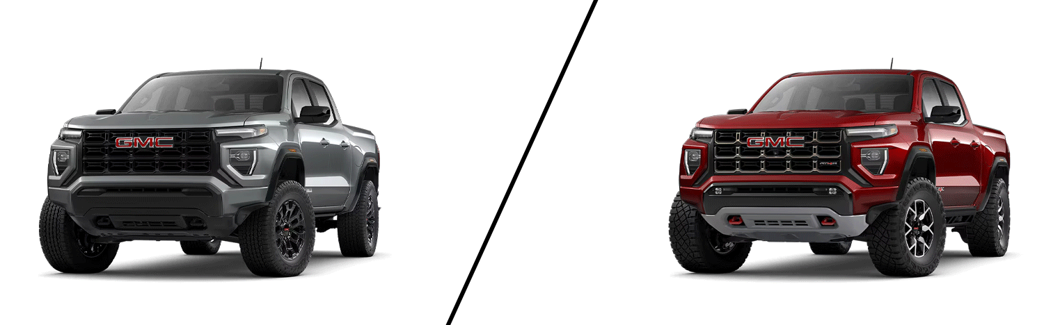 2026 GMC Canyon Elevation vs 2026 GMC Canyon AT4X